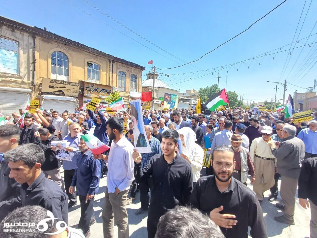 راهپیمایی مردم کرمانشاه در محکومیت ترور هنیه