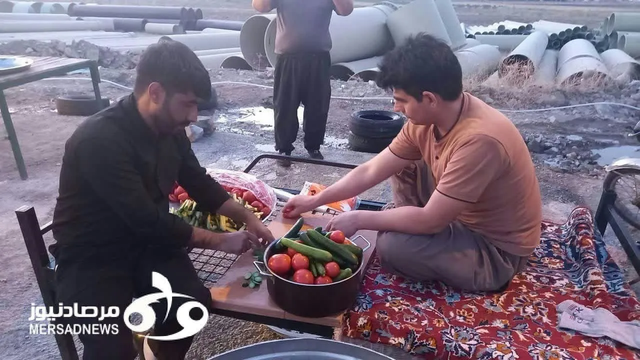 خدمت‌رسانی موکب‌ها به زائران در مرز خسروی