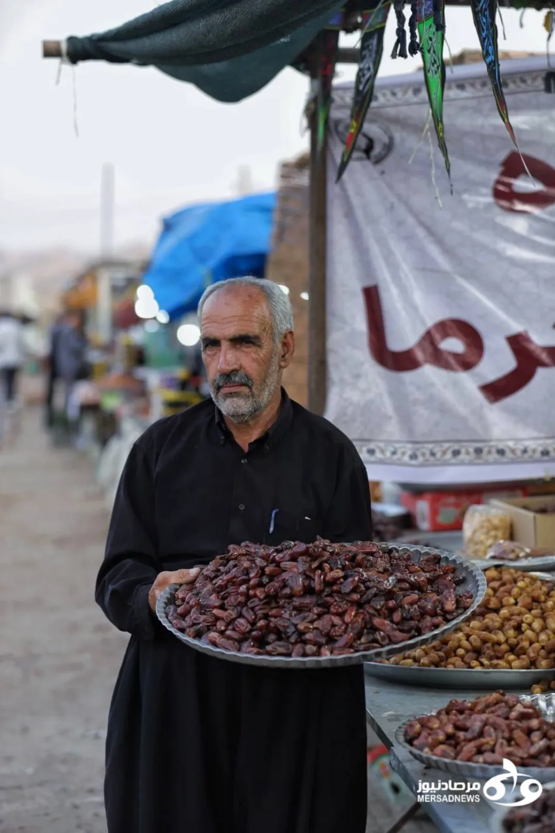 تصاویری از بازار خرمافروشان ورودی شهر قصرشیرین