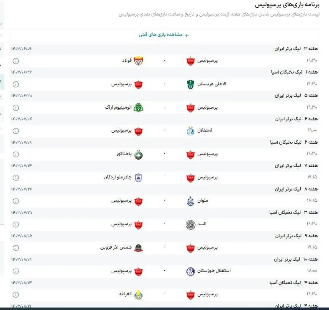 4 تیم مطرح فوتبال ایران لای منگنه