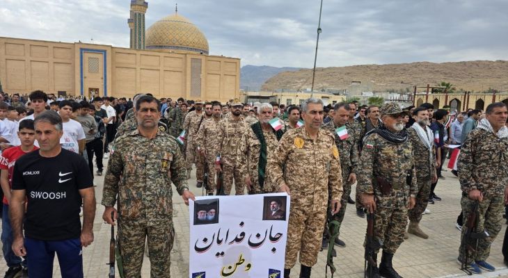 سرپل‌ذهاب یکپارچه پای کار ایران ایستاد